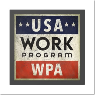 WPA - distressed Posters and Art